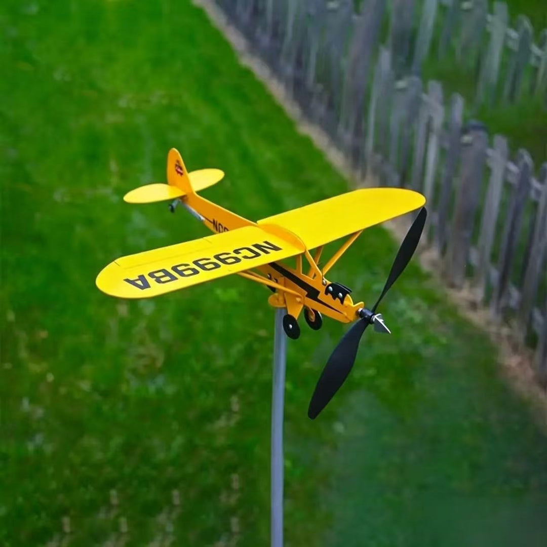 Decorative Airplane Garden Stake Kalsten