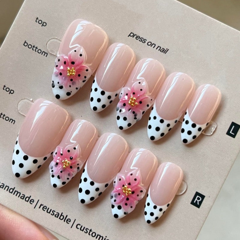 Nature-Themed Artistic Press-On Nail Set Kalsten