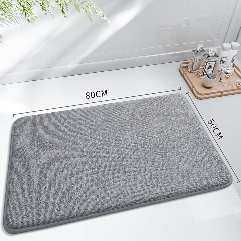 Plush Abstract Leaf Design Bath Mat Kalsten