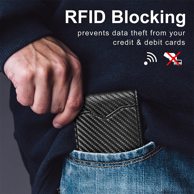 Carbon Fiber Slim Card Holder Kalsten