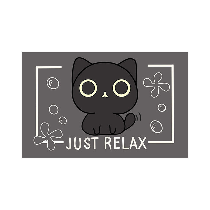 Cute Cat-Themed Indoor Area Mat