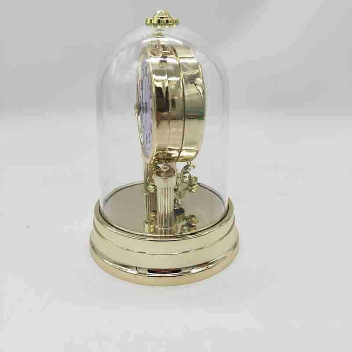 Classic table clock in elegant glass case Kalsten