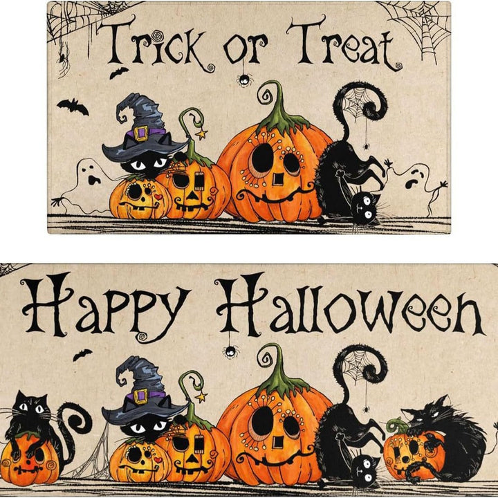 Halloween-Themed Decorative Floor Mat
