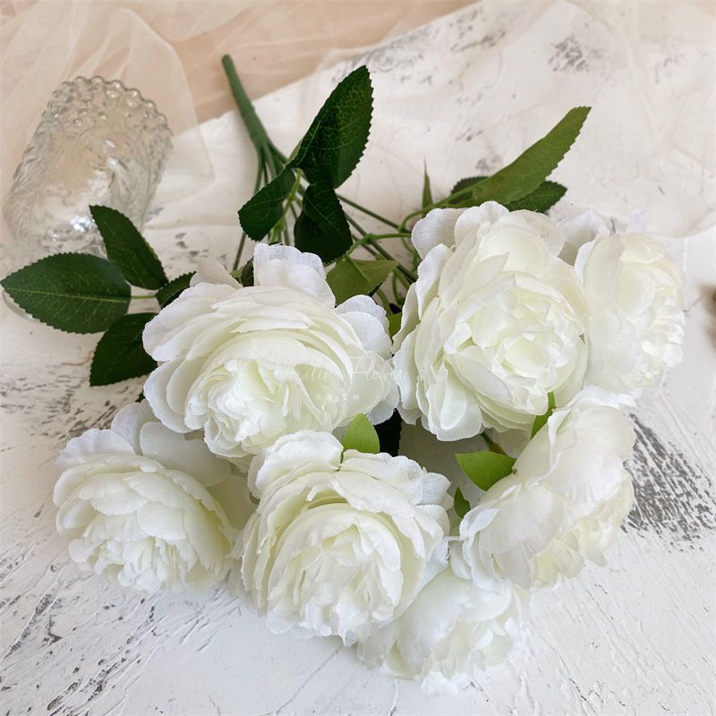 legant Faux Rose Bouquet for Home Decoration