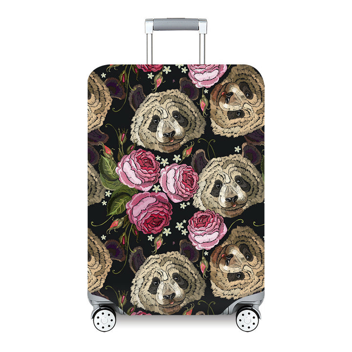 Women's Hard Shell Travel Suitcase with Custom Statement Design Kalsten