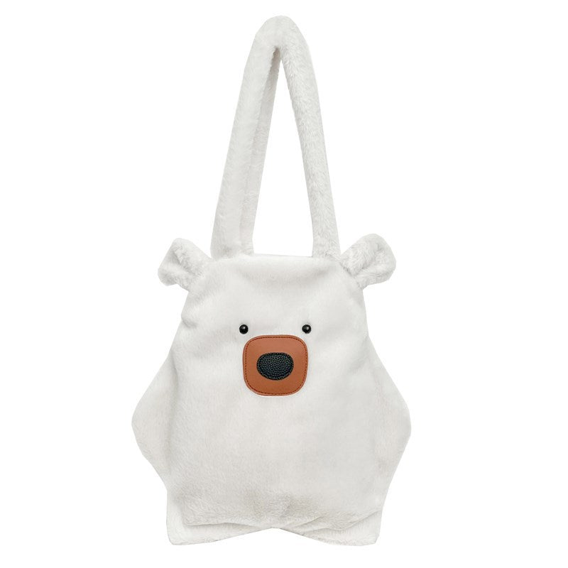 Plush Bear-Themed Tote Bag Kalsten