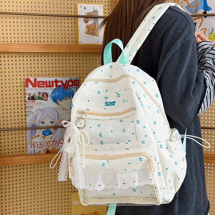 Playful Embroidered School Backpack Kalsten