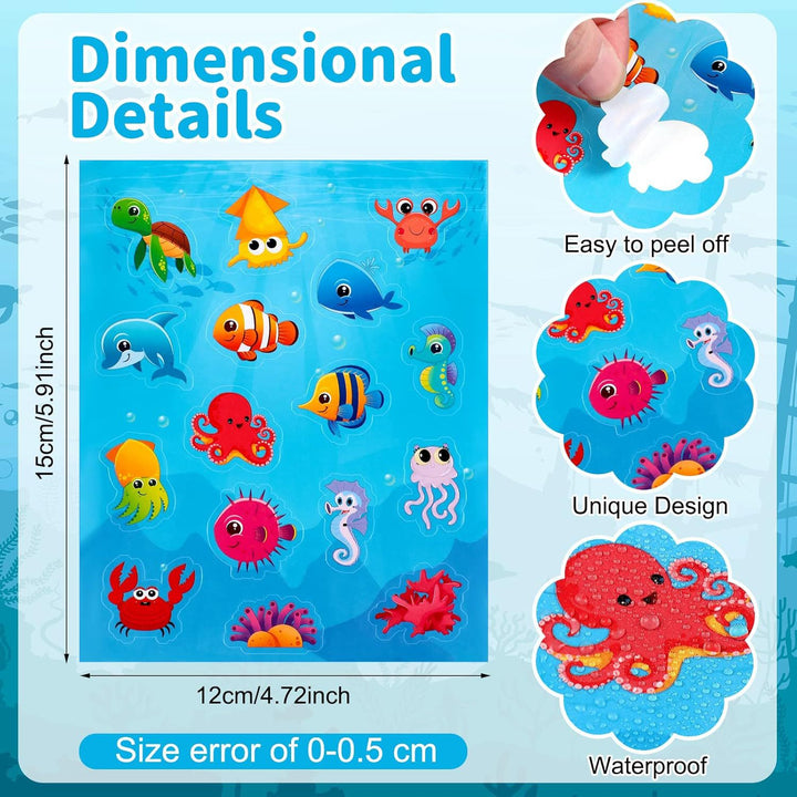 Ocean-Themed Sticker Set Kalsten
