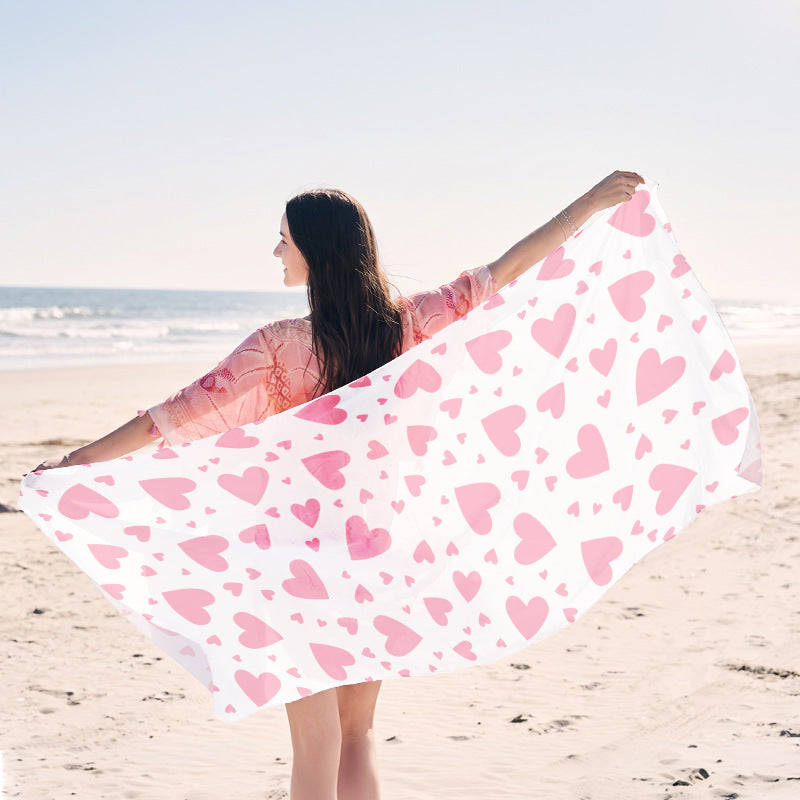 Beach towel with creative jellyfish pattern made of lightweight fabric Kalsten