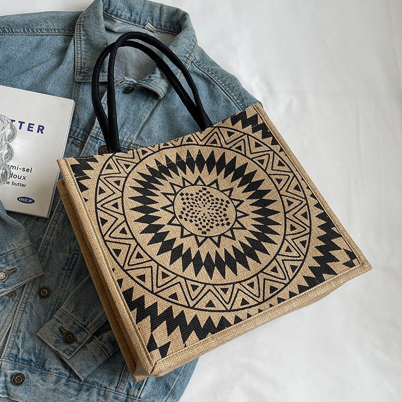 Eco-Friendly Jute Shopping Tote Bag