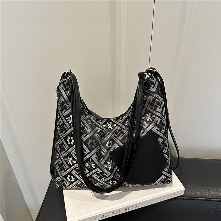 Stylish Geometric Pattern Shoulder Bag Kalsten