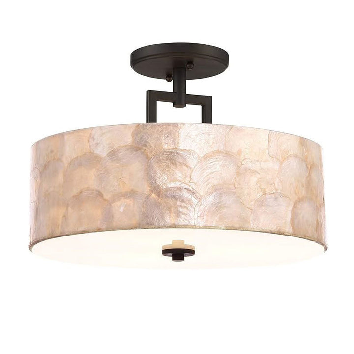Modern Drum Ceiling Light Fixture