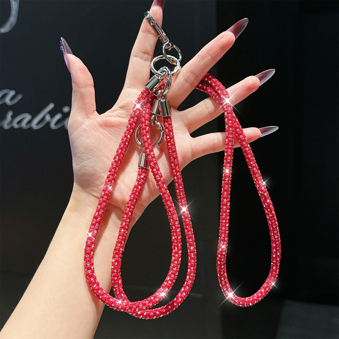 Sparkling Rhinestone Phone Strap Kalsten
