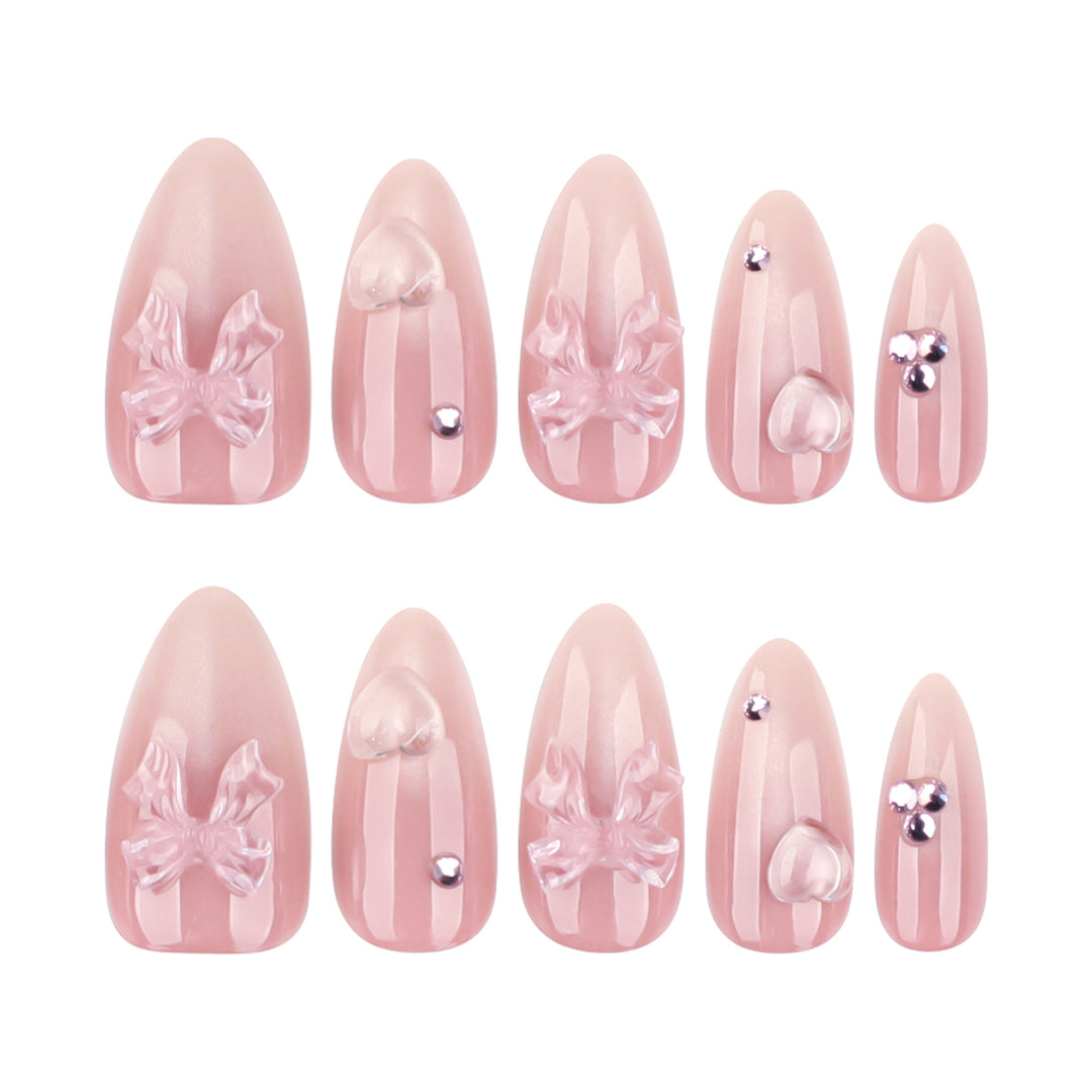 Artful stiletto nails with floral design and glitter accents Kalsten