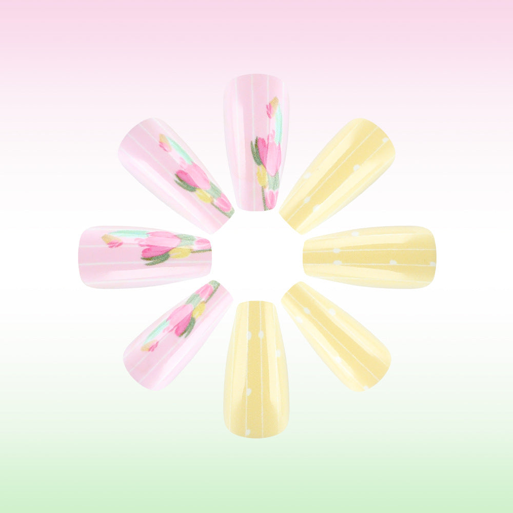 Floral Themed Nail Art Kalsten