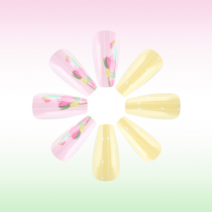 Floral Themed Nail Art Kalsten