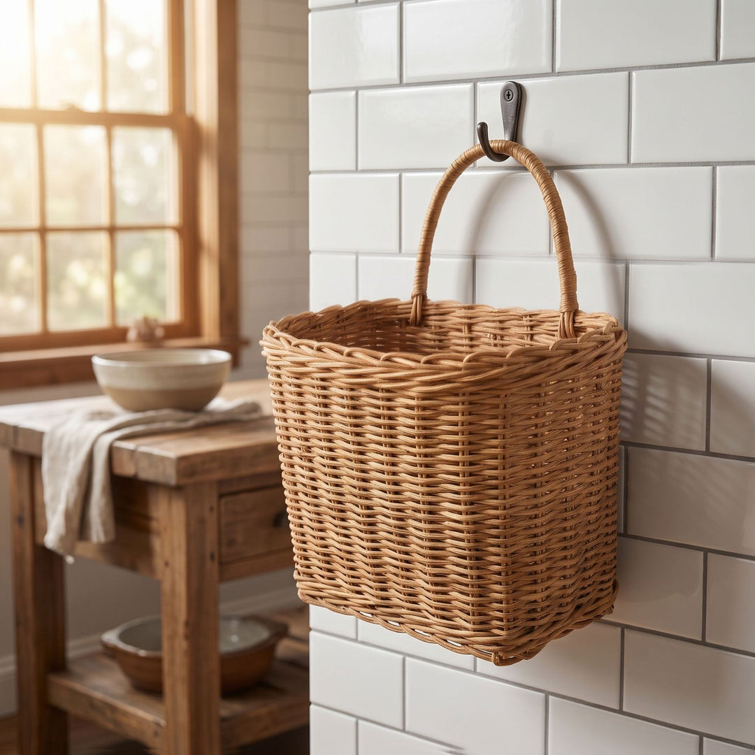 Wall basket with practical storage system Kalsten