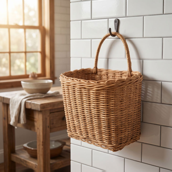 Wall basket with practical storage system Kalsten