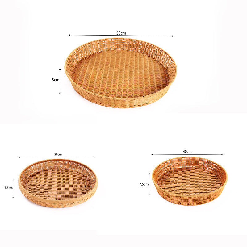 Handwoven Decorative Serving Tray Kalsten