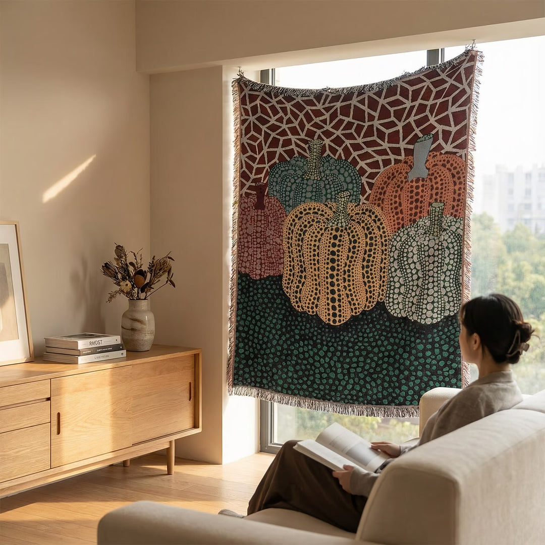 Cozy Decorative Halloween Throw Blanket
