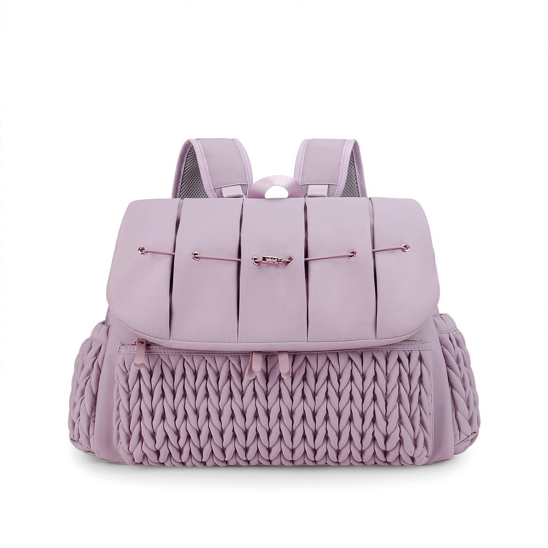 Fashionable backpack with braided design Kalsten