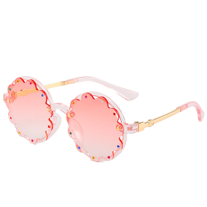 Stylish Decorative Round Frame Sunglasses Kalsten