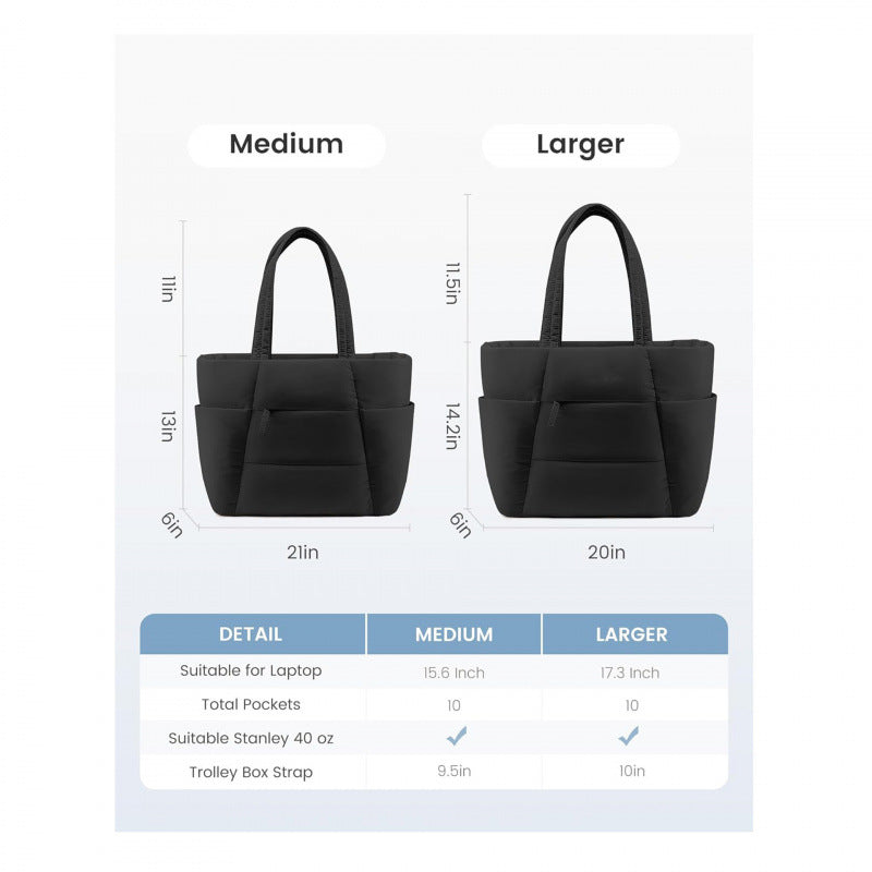 Stylish and Padded Tote Bag Kalsten