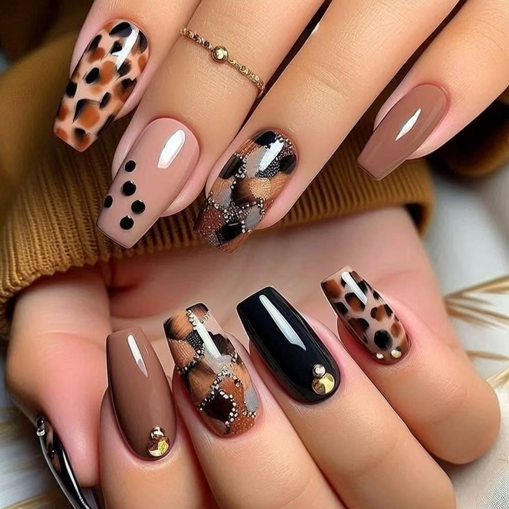 Trendy Animal Print Press-On Nails Kalsten 1787370444