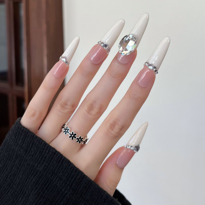 Elegant Stiletto Press-On Nail Art Kalsten