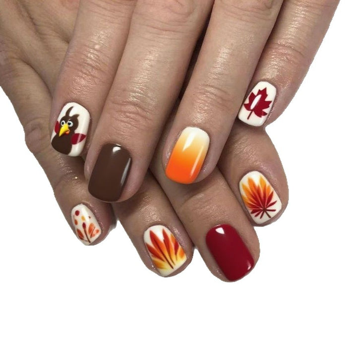 Festive Thanksgiving Nail Art Kit Kalsten
