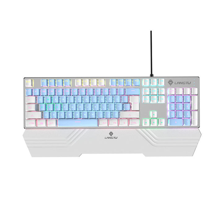 Wired Mechanical Keyboard with RGB Lighting Effects Kalsten