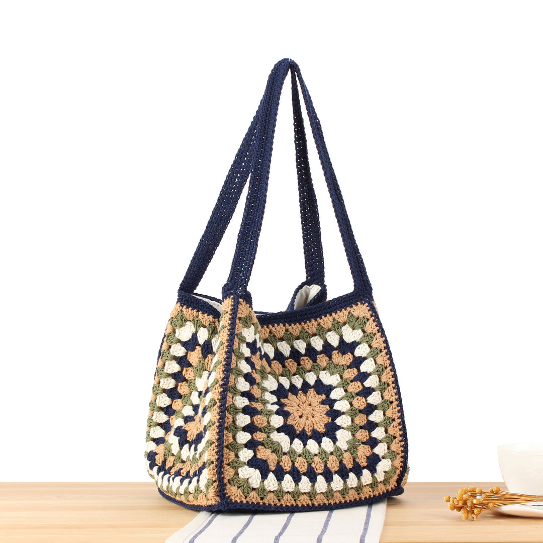 Handbag in Creative Granny Square Design Kalsten