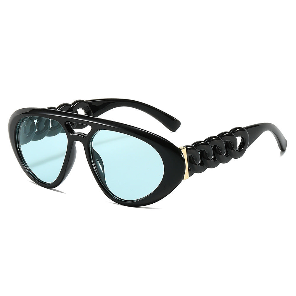 Fashion-Forward Oversized Shield Sunglasses Kalsten