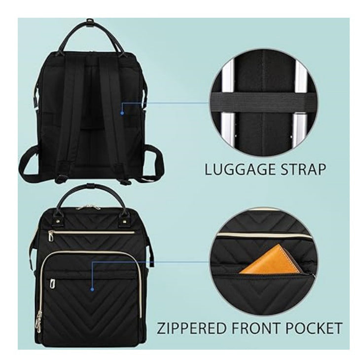 Ergonomic backpack with multiple compartments and luxurious details Kalsten