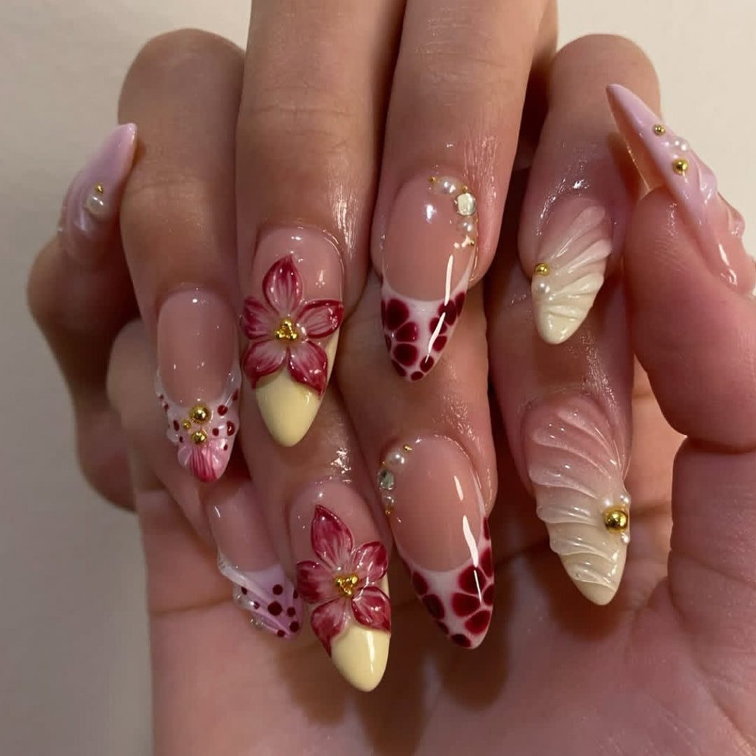 Artistic Floral Nail Design Kit Kalsten