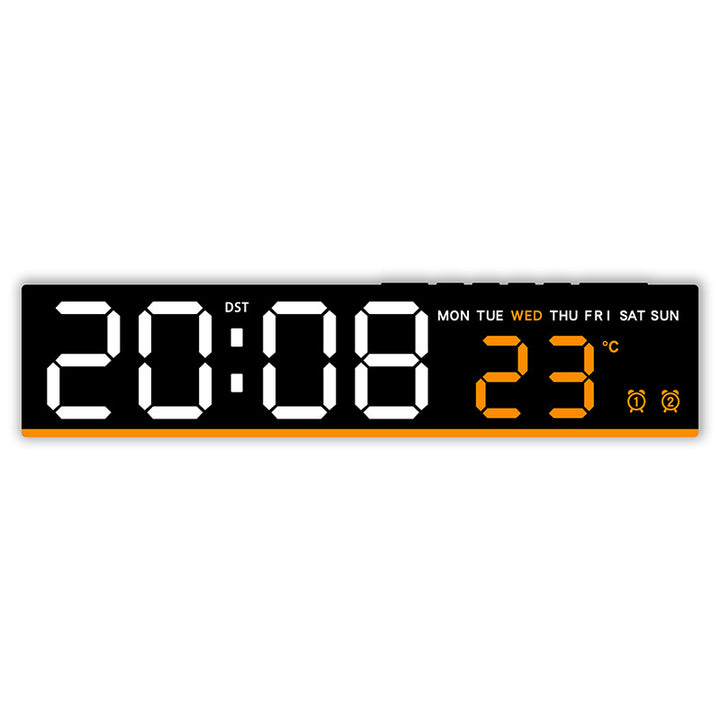 Digital LED weather clock with large display Kalsten