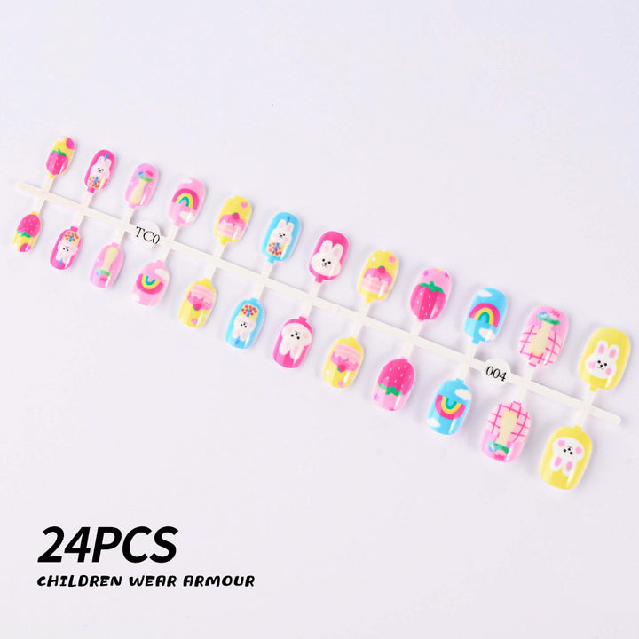 Children's Fun-Themed Press-On Nail Set Kalsten