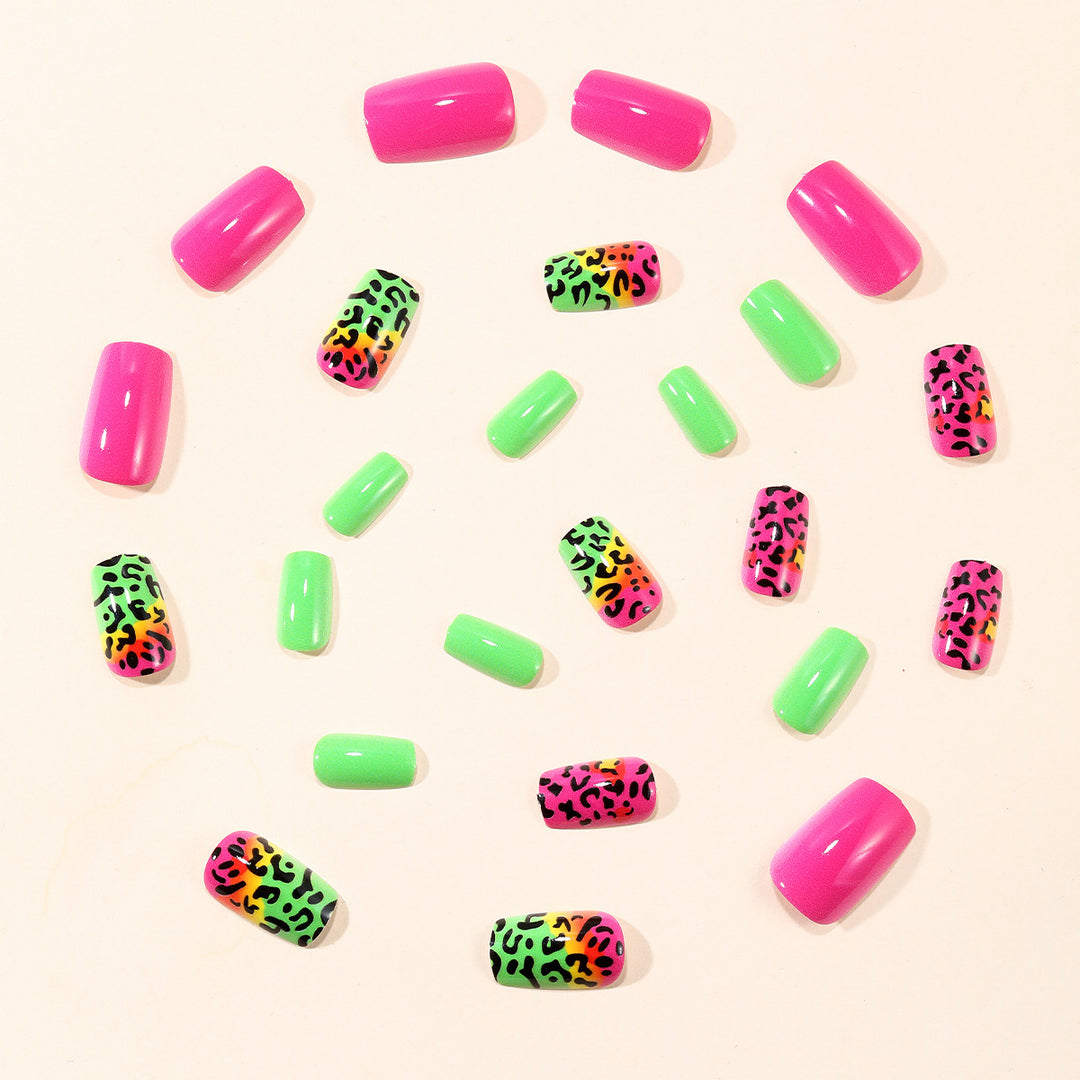 Funky Animal Print Nail Art Extensions Kalsten