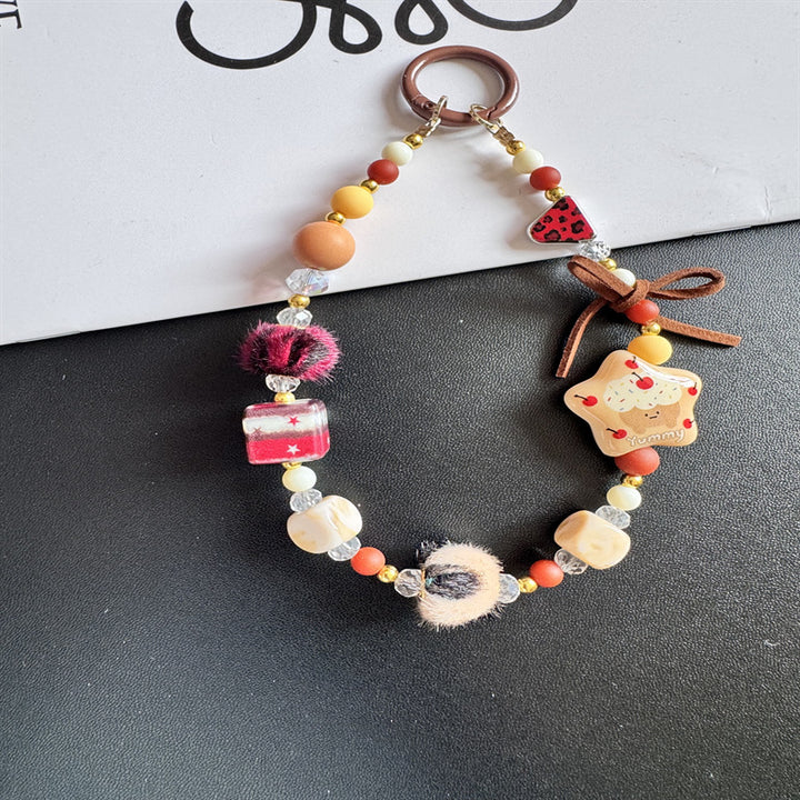 Decorative Beaded Charm Keychain Kalsten 1790135945