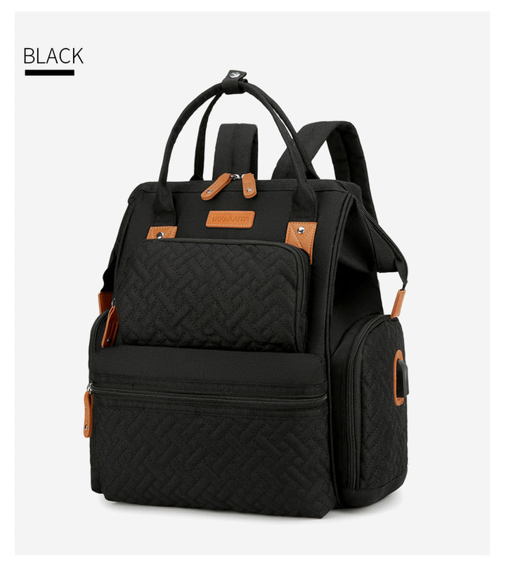 Stylish Multi-Pocket Diaper Backpack Kalsten