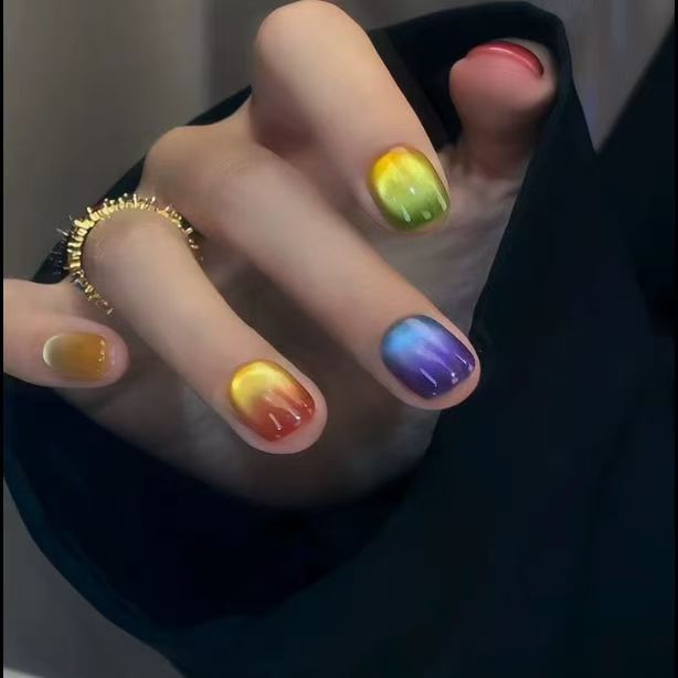 Gradient Ombre Press-On Nails Kalsten