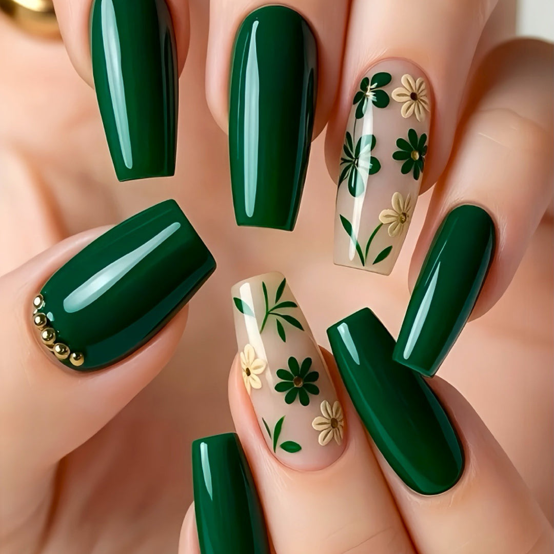 Botanical Nail Art Press-On Set Kalsten