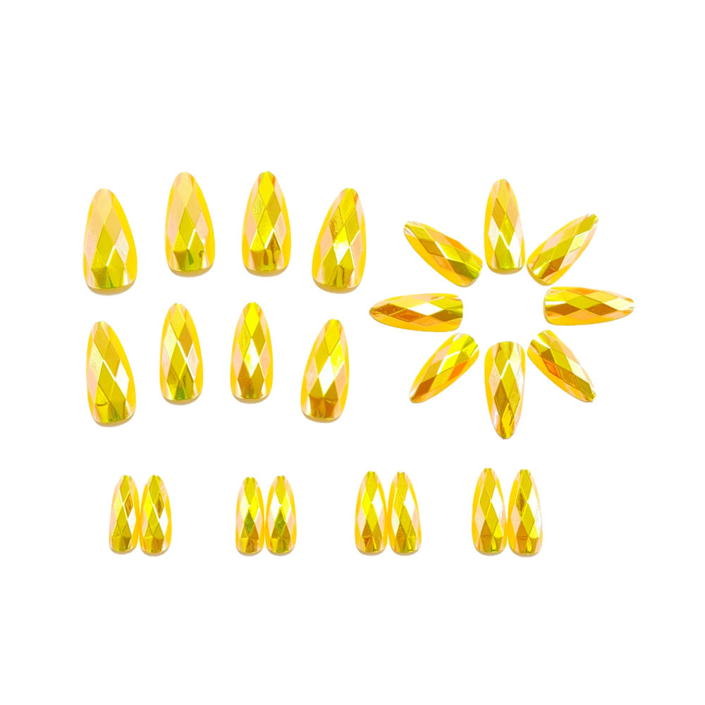 Artificial nails with elegant crystal design Kalsten