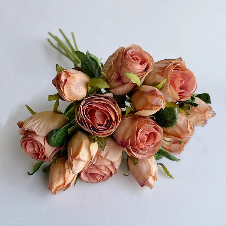 Lifelike Artificial Rose Bouquet