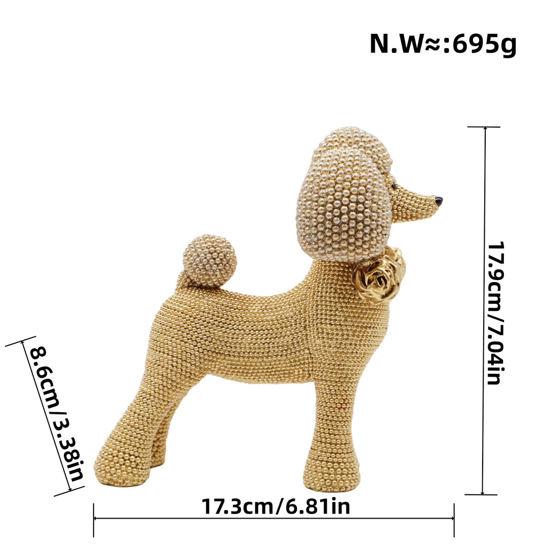 Decorative dog figure in modern design Kalsten