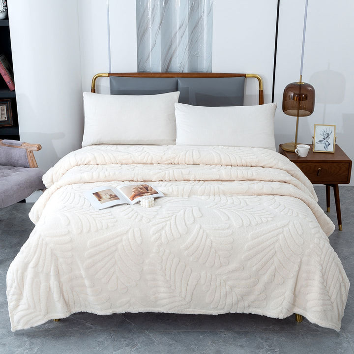 Soft Textured Plush Blanket
