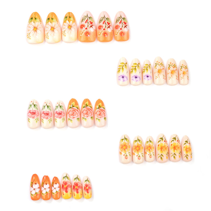 Decorative Floral Nail Art Kalsten