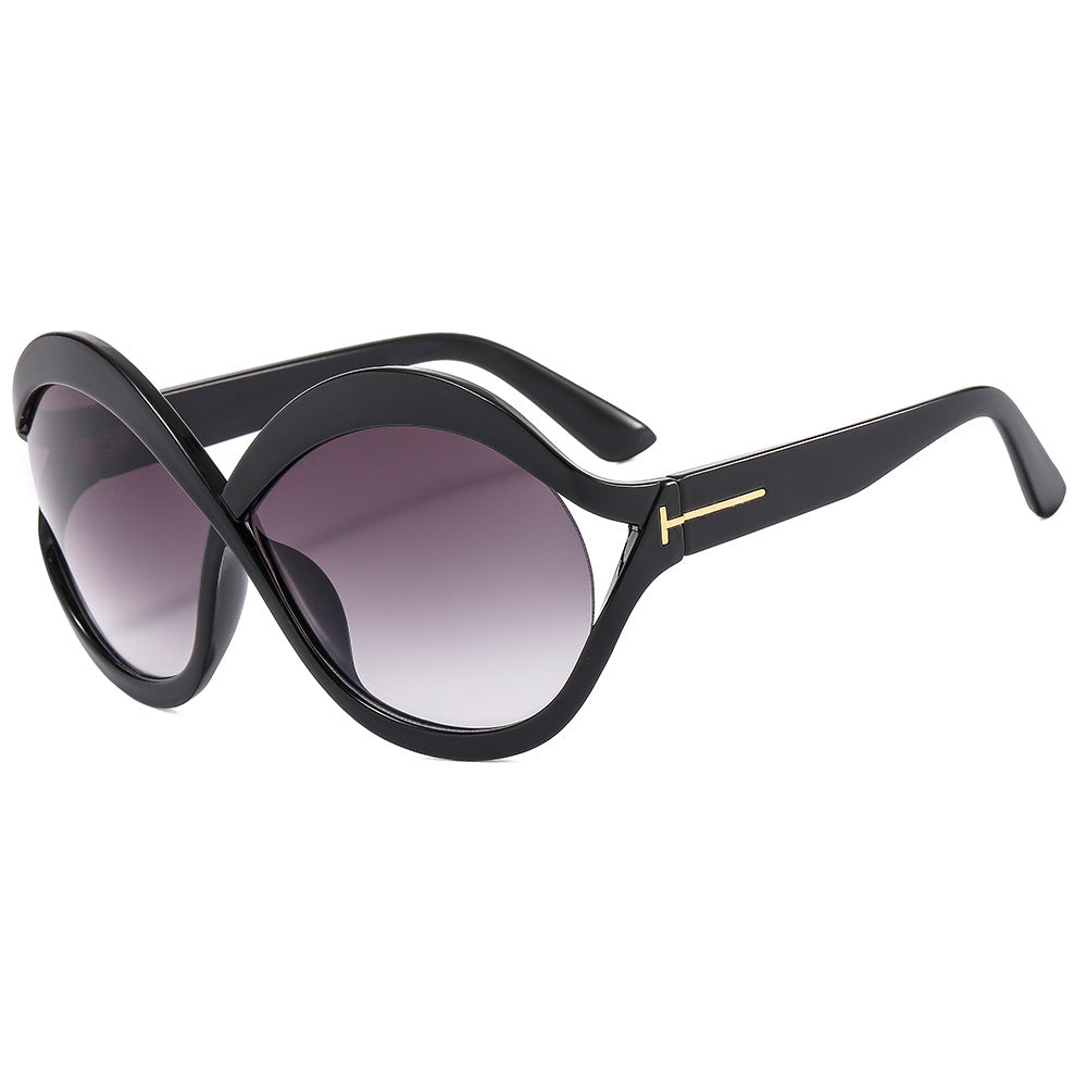 Chic Oversized Cat-Eye Sunglasses