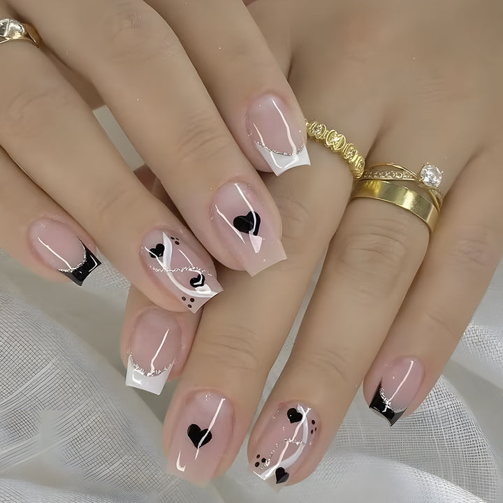 Creative Nail Art Set with Cute Heart Design Kalsten