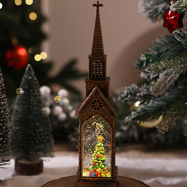 Illuminated Christmas Church Decoration Kalsten